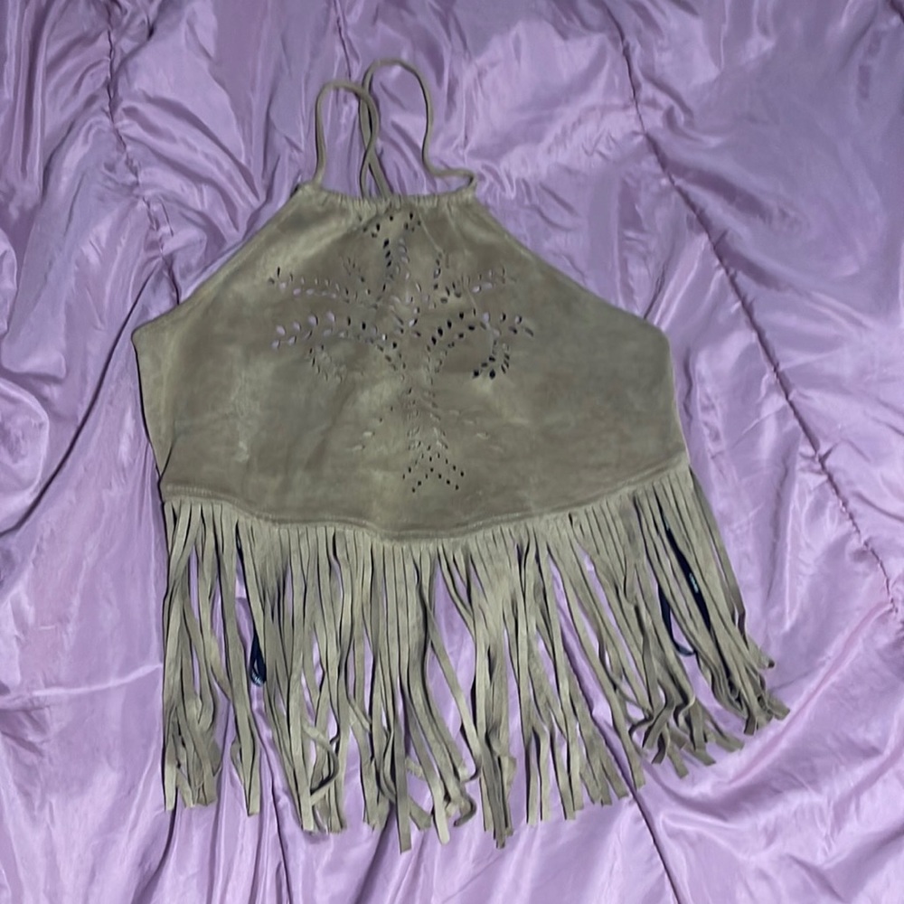 Suede Top